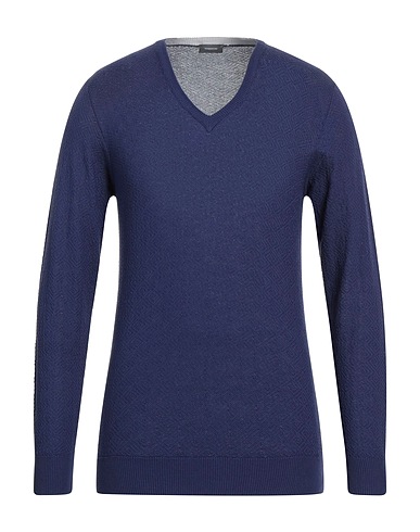 ROSSOPURO Jumper Navy blue 100% Cotton
