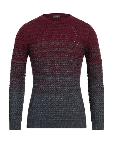FERRANTE Pullover Bordeaux 35% Polyester, 30% Viskose, 30% Wolle, 5% Kaschmir