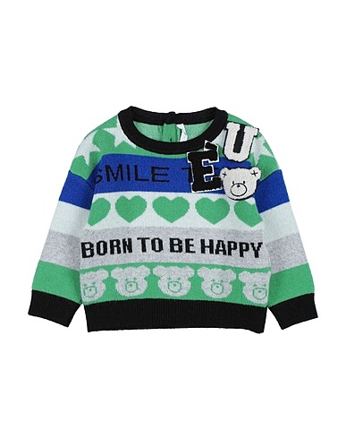 U+É Pullover VERDE 45% Viscosa, 25% Lana Merino, 25% Poliammide, 5% Cachemire