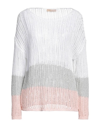 DISMERO Sweater White 60% Cotton, 20% Acrylic, 20% Polyester