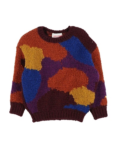 BOBO CHOSES Pullover Bordeaux 55% Acrilico, 17% Lana mohair, 17% Lana, 11% Poliammide