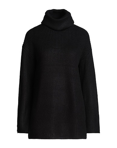 VERO MODA Polo neck Black 100% Acrylic