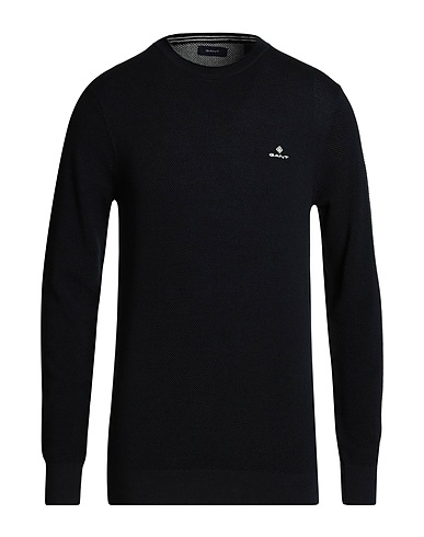 GANT Jumper Midnight blue 100% Cotton