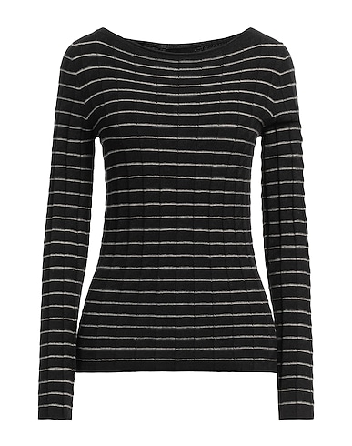 EMPORIO ARMANI Sweater Black 52% Polyamide, 38% Viscose, 10% Cashmere
