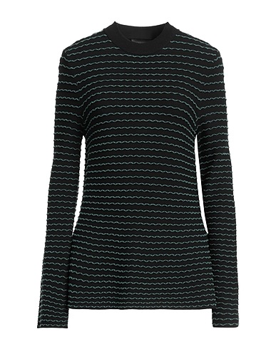EMPORIO ARMANI Sweater Black 70% Viscose, 24% Polyester, 6% Polyamide