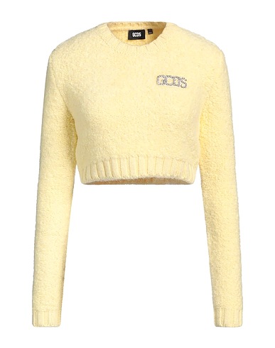 GCDS Jumper Yellow 45% Acrylic, 25% Wool, 25% Alpaca wool, 5% Polyamide