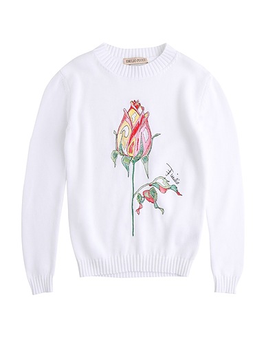 PUCCI Sweater White 100% Cotton, Polyester