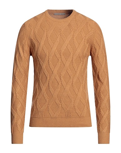 PRIMO EMPORIO Jumper Camel 85% Acrylic, 15% Wool