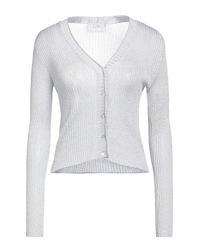 SOALLURE Cardigan Light grey 80% Viscose, 10% Polyester, 10% Polyamide