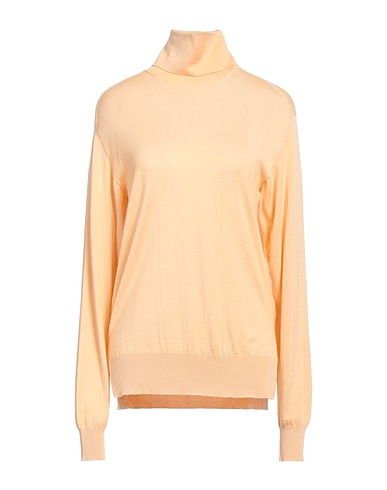 JIL SANDER Polo neck Apricot 35% Cashmere, 35% Virgin Wool, 30% Silk
