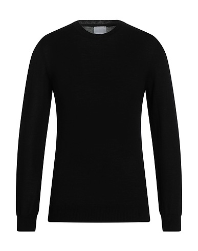 PRIMO EMPORIO Pullover Schwarz 100% Merinowolle