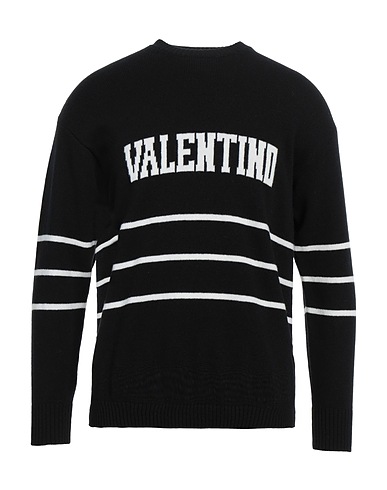 VALENTINO GARAVANI Pullover Nero 100% Lana Vergine