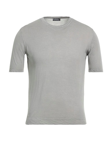 ROSSOPURO Pullover Grigio 100% Cotone