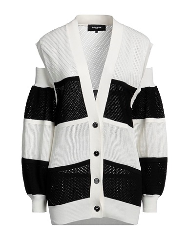 ROCHAS Cardigan Black 70% Cotton, 30% Silk