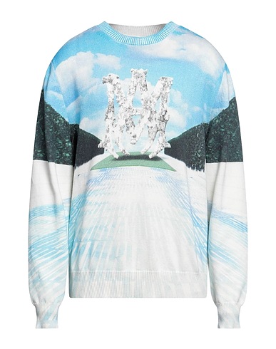 AMIRI Jumper Sky blue 85% Cotton, 15% Cashmere