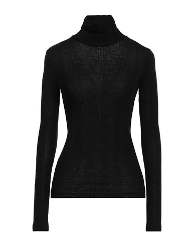 DONDUP Polo neck Black 100% Wool