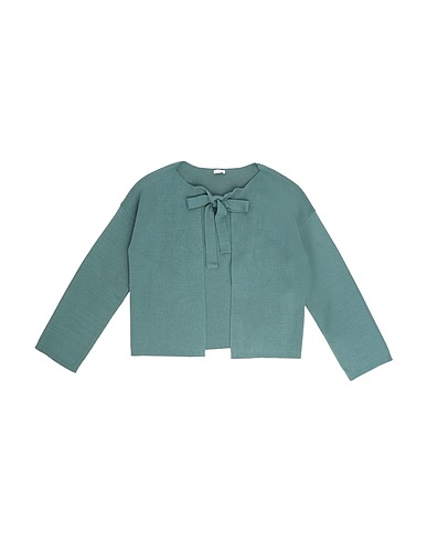 IL GUFO Cardigan Sage green 100% Cotton