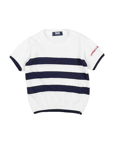 MANUELL & FRANK Sweater White 50% Cotton, 50% Acrylic