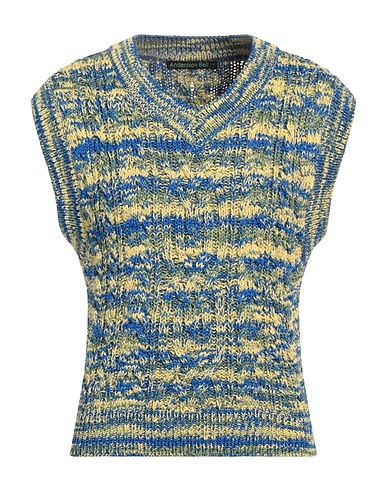 ANDERSSON BELL Maglia Gilet Blu 45% Cotone, 30% Rayon, 25% Poliestere