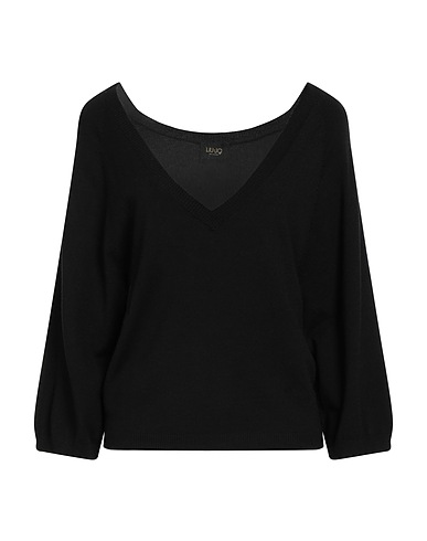 LIU •JO Sweater Black 52% Polyamide, 48% Viscose