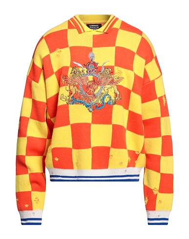 LIBERAL YOUTH MINISTRY Pullover Giallo 80% Lana, 20% Acrilico