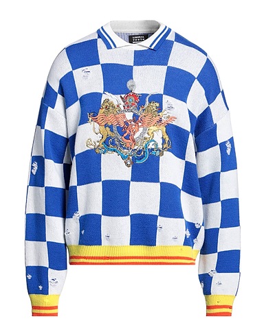 LIBERAL YOUTH MINISTRY Pullover Blu 80% Lana, 20% Acrilico