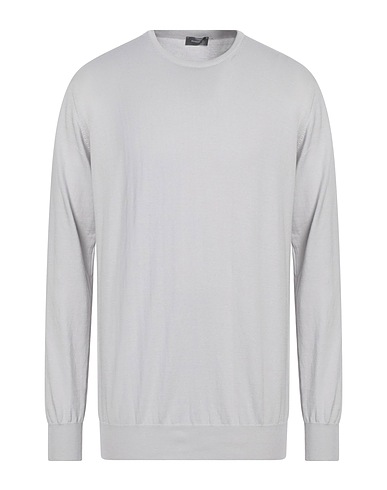 ROSSOPURO Pullover Grigio chiaro 100% Cotone