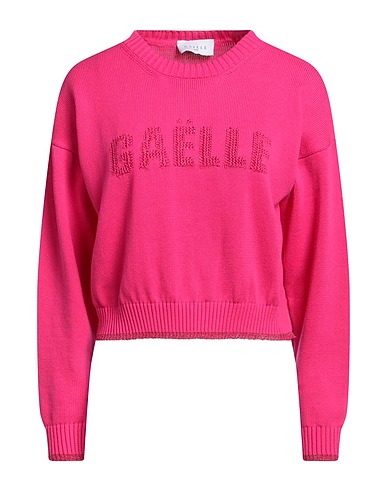 GAëLLE Paris Pullover Fuchsia 96% Baumwolle, 2% Viskose, 1% Polyamid, 1% Metallfaser