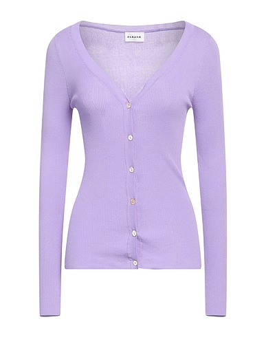 P.A.R.O.S.H. Cardigan Mauve 82% Cotton, 18% Polyamide