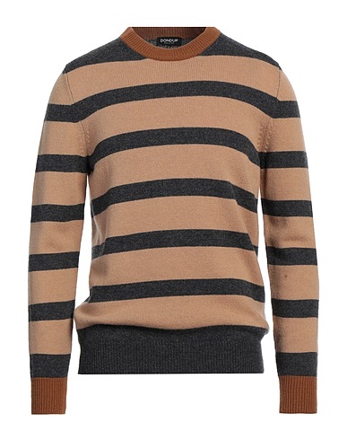 DONDUP Pullover Camel 90% Laine, 10% Cachemire