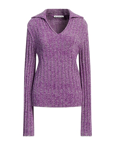 ACNE STUDIOS Jumper Purple 52% Wool, 28% Viscose, 20% Nylon