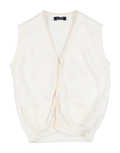IL GUFO Cardigan White 100% Cotton