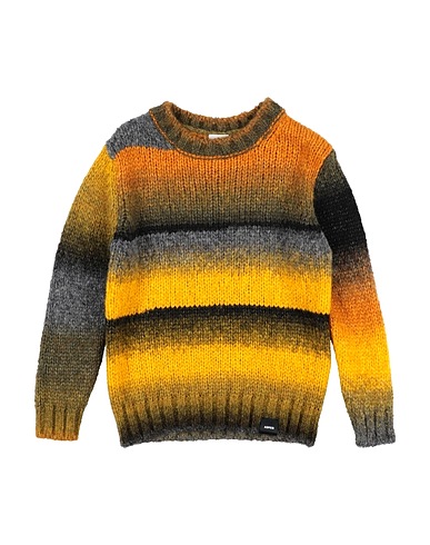 ASPESI Pullover Giallo ocra 32% Lana, 32% Acrilico, 20% Poliammide, 16% Lana di alpaca