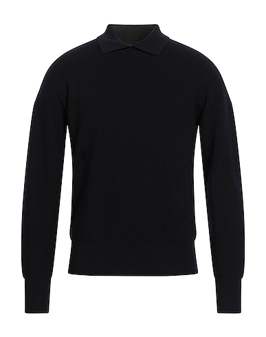 STUDIO NICHOLSON Polo neck Midnight blue 100% Merino Wool