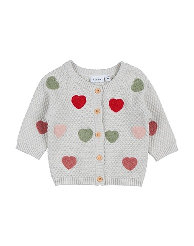 NAME IT® Cardigan Grigio chiaro 100% Cotone