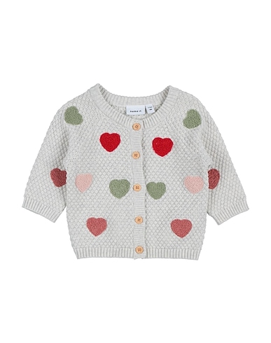 NAME IT® Cardigan GRIGIO CHIARO 100% Cotton