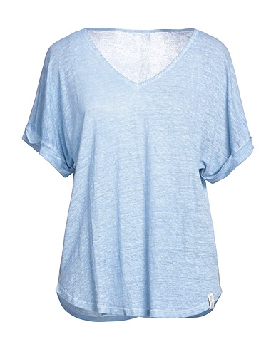 HENRY CHRIST Jumper Light blue 100% Linen