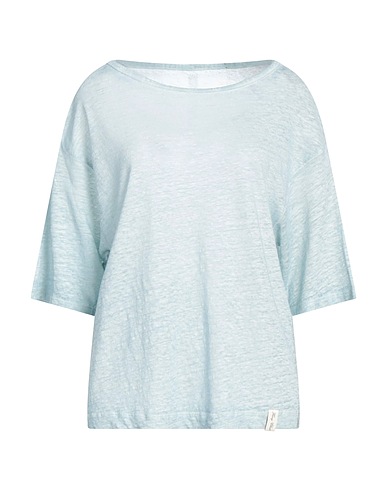 HENRY CHRIST Pullover Celeste 100% Lino