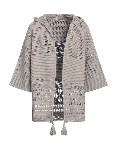 AGNONA カーディガン グレー レーヨン 68% / ポリエステル 32% / 金属繊維