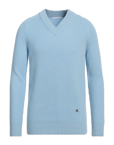 HELMUT LANG Jumper Sky blue 90% Wool, 10% Cashmere
