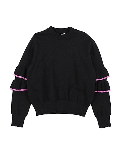 MARIUCCIA Sweater Black 52% Viscose, 28% Polyester, 20% Polyamide