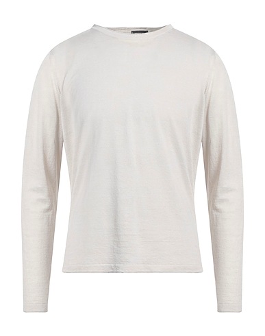 ROSSOPURO Pullover Grigio chiaro 100% Cotone