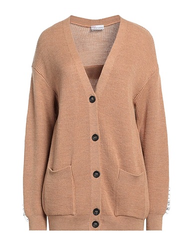 REDValentino Cardigan Camel 100% Wool, Polyamide