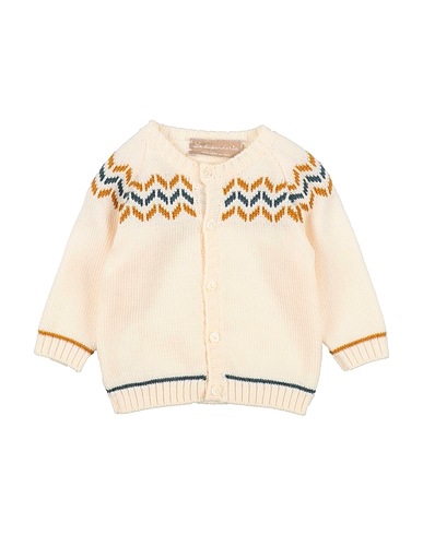 LA STUPENDERIA Cardigan Ivory 100% Cashwool