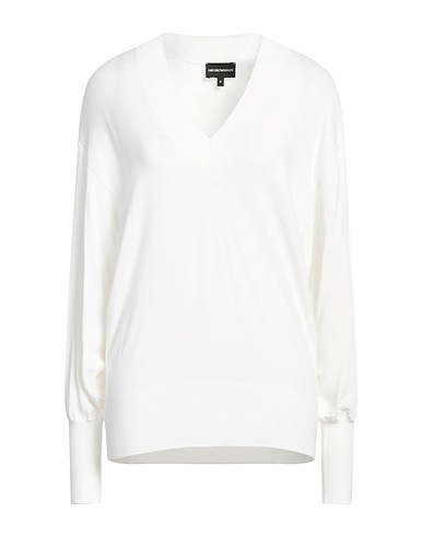 EMPORIO ARMANI Jumper White 70% Viscose, 30% Polyester
