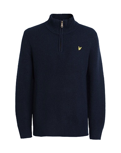 LYLE & SCOTT Jumper with zip VINTAGE 50% Lambswool, 50% Nylon