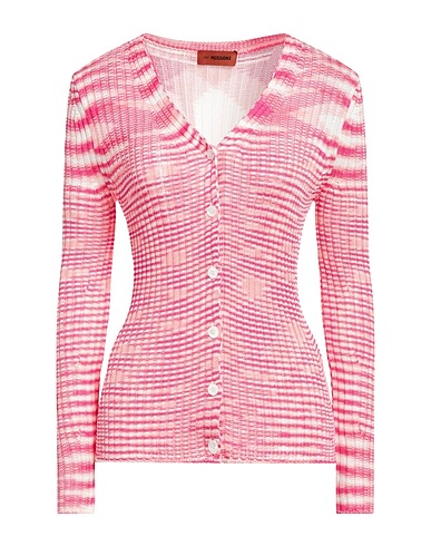 MISSONI カーディガン フューシャ レーヨン 65% / ナイロン 35%