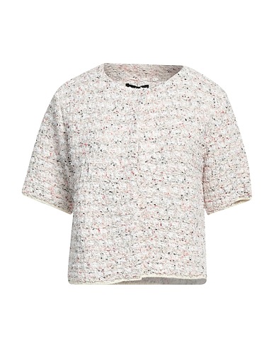 ANNECLAIRE Cardigan Cream 53% Cotton, 24% Viscose, 20% Polyamide, 3% Polyester