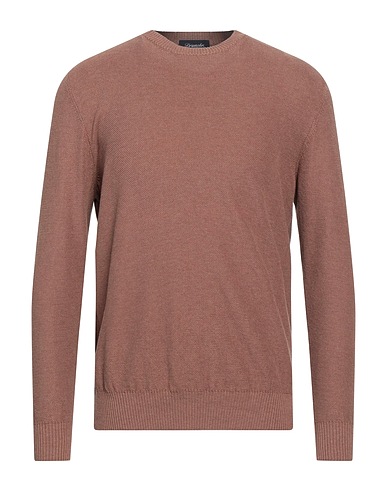 DRUMOHR Jumper Light brown 100% Cotton