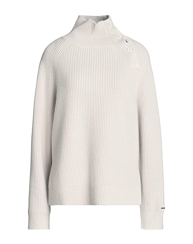 CALVIN KLEIN Polo neck Beige 100% Wool